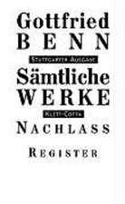 Sämtliche Werke - Stuttgarter Ausgabe / Entwürfe, Vorfassungen und Notizen 1932-1956 und das Register