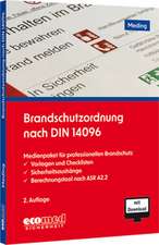 Brandschutzordnung nach DIN 14096