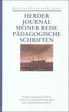 Journal meiner Reise im Jahr 1769. Pädagogische Schriften