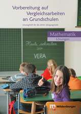 Vorbereitung auf Vergleichsarbeiten an Grundschulen