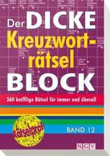 Der dicke Kreuzworträtsel-Block 12