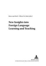 New Insights Into Foreign Language Learning and Teaching: Aufsaetze Zur Theologie Des Alten Testaments