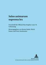 Salus Animarum Suprema Lex: Festschrift Fuer Offizial Max Hopfner Zum 70. Geburtstag