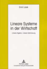 Lineare Systeme in Der Wirtschaft