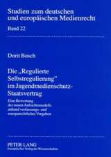 Die -Regulierte Selbstregulierung- Im Jugendmedienschutz-Staatsvertrag: Eine Bewertung Des Neuen Aufsichtsmodells Anhand Verfassungs- Und Europarechtl