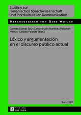 Lexico y Argumentacion En El Discurso Publico Actual: Contemporary Perspectives in Philosophy of Religion