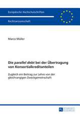 Die Parallel Debt Bei Der Uebertragung Von Konsortialkreditanteilen: Zugleich Ein Beitrag Zur Lehre Von Der Gleichrangigen Zweckgemeinschaft