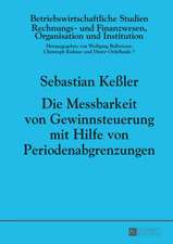 Die Messbarkeit Von Gewinnsteuerung Mit Hilfe Von Periodenabgrenzungen