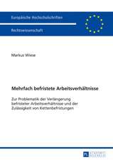 Mehrfach Befristete Arbeitsverhaeltnisse: Von Kirchlichen Stadtsachen