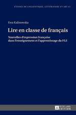 Lire en classe de français