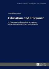 Education and Tolerance