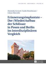 Erinnerungsimplantate - Der (Wieder-)Aufbau der Schlösser in Posen und Berlin im interdisziplinären Vergleich