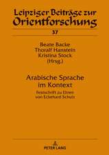 Arabische Sprache im Kontext