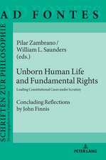 Unborn Human Life and Fundamental Rights