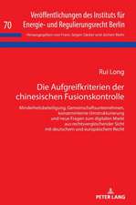 Die Aufgreifkriterien Der Chinesischen Fusionskontrolle