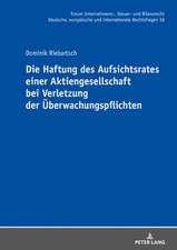 DIE HAFTUNG DES AUFSICHTSRATES EINER AH