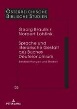 Sprache Und Literarische Gestalt Des Buches Deuteronomium