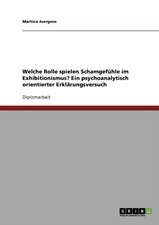 Welche Rolle spielen Schamgefühle im Exhibitionismus? Ein psychoanalytisch orientierter Erklärungsversuch