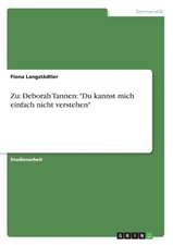 Zu: Deborah Tannen: 