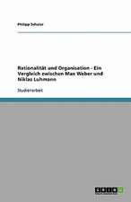 Rationalität und Organisation - Ein Vergleich zwischen Max Weber und Niklas Luhmann