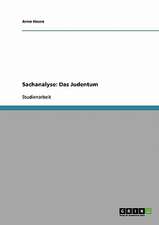 Sachanalyse: Das Judentum