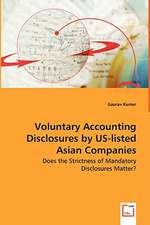 Voluntary Accounting Disclosures by US-listed Asian Companies