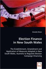 Election Finance in New South Wales