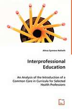 Interprofessional Education