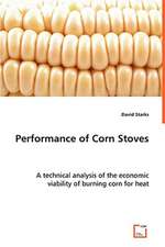 Performance of Corn Stoves