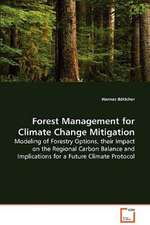 Forest Management for Climate Change Mitigation