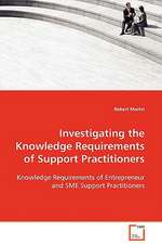 Investigating the Knowledge Requirements of SupportPractitioners