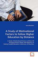 A Study of Motivational Factors to follow HigherEducation by Distance