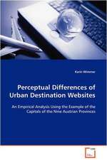 Perceptual Differences of Urban Destination Websites