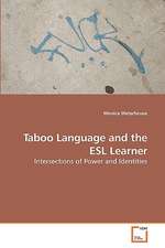 Taboo Language and the ESL Learner