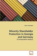 Minority Shareholder Protection in Georgia and Germany