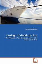 Carriage of Goods by Sea