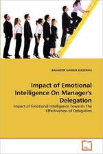 Impact of Emotional Intelligence On Manager's Delegation