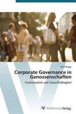 Corporate Governance in Genossenschaften