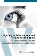 Eignung mobiler Augmented Reality Technologien