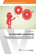 Sustainable Leadership