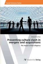 Preventing culture clash in mergers and acquisitions