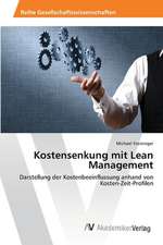 Kostensenkung mit Lean Management