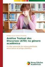 An Lise Textual DOS Discursos Atd No G: Analiz, Otsenki, Upravlenie