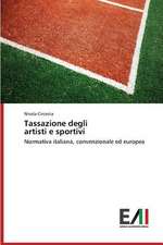 Tassazione Degli Artisti E Sportivi