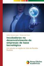 Incubadoras No Desenvolvimento de Empresas de Base Tecnologica: Dimensoes Politicas E Pedagogicas