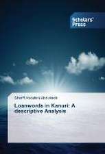 Loanwords in Kanuri: A descriptive Analysis