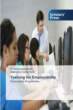 Training for Employability