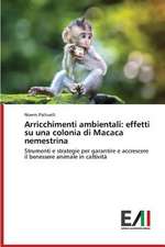 Arricchimenti Ambientali: Effetti Su Una Colonia Di Macaca Nemestrina