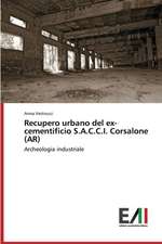 Recupero Urbano del Ex-Cementificio S.A.C.C.I. Corsalone (AR): Da Woodstock Al Grunge