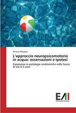 L¿approccio neuropsicomotorio in acqua: osservazioni e ipotesi